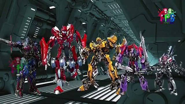 Finger Family TRANSFORMERS Cartoon Nursery Rhymes | Daddy Finger Animation Rhymes for Kids