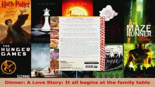 Download  Dinner A Love Story It all begins at the family table PDF Free