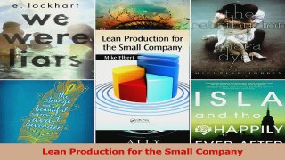 Read  Lean Production for the Small Company Ebook Free