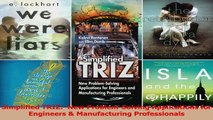 Download  Simplified TRIZ  New ProblemSolving Applications for Engineers  Manufacturing PDF Online