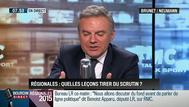 Brunet & Neumann: Régionales 2015: Les responsables politiques ont-ils compris le message envoyé par les électeurs ? - 14/12