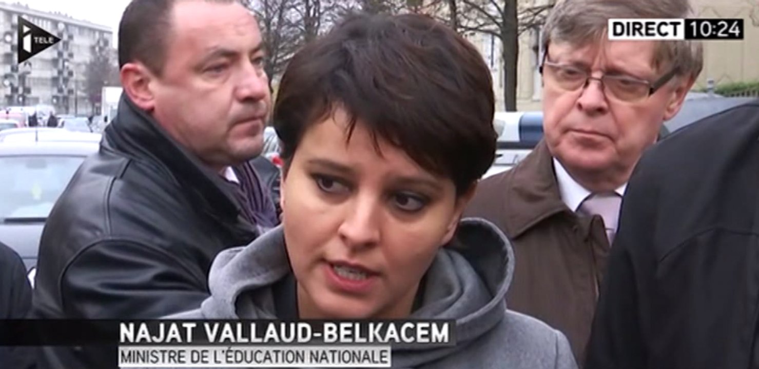 Najat Vallaud-Belkacem annonce un renforcement de la sécurité dans les écoles à Aubervilliers