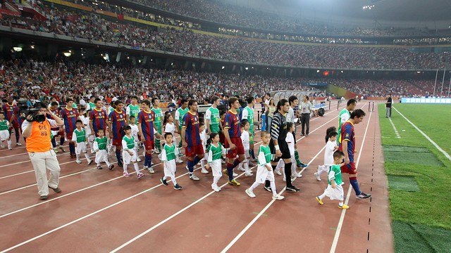 FC Barcelona’s previous meetings against Chinese