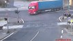République Tchèque: une impressionnante collision entre un camion et un train