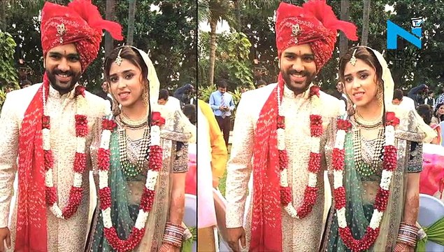Album! Cricketer Rohit Sharma gets married in presence of cine & cric stars