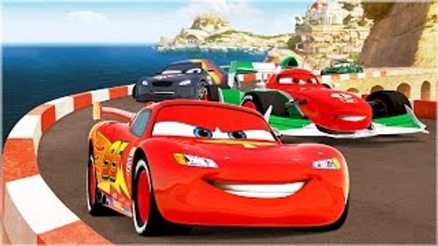 Lightning McQueen Cars 2 HD Race Gameplay with Francesco Bernoulli! Disney Pixar Cars Nurs