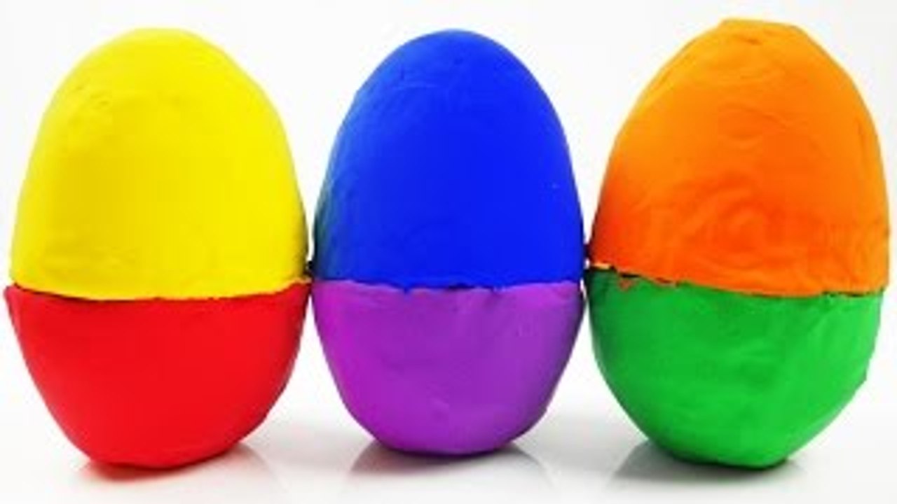 MEGA HUGE SURPRISE EGGS Play Doh MONSTER TRUCK MCQUEEN CARS BAYMAX BIG HERO 6 FROZEN TOY S