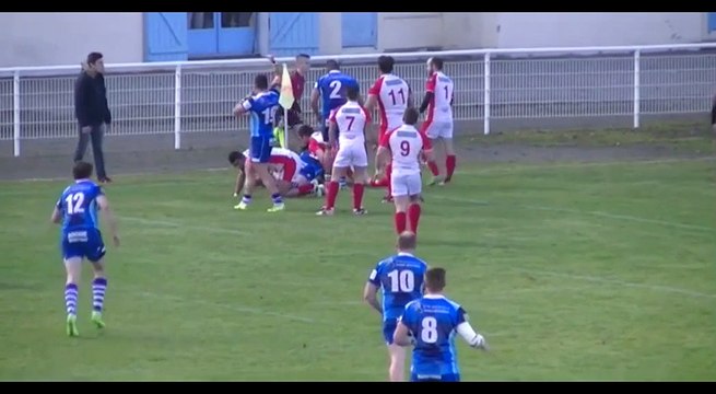 RUGBY A XIII EXTRAIT ST GAUDENS V MONTPELLIER 1 saison 2015