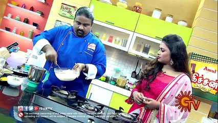Keerai Cheese Dosai | Kitchen Galatta | Dt 14 12 15 | Sun TV