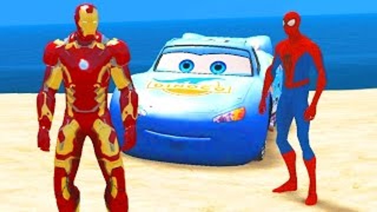 Iron Man THE AVENGERS with MCQUEEN CARS