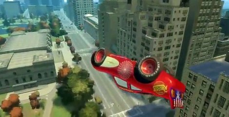 Spiderman Lightning McQueen Nursery Rhymes Family Finger Cars Pixar Disney