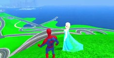 Spiderman Disney Cars Frozen Elsa Lightning Flash McQueen, and Pixar Nursery Rhymes for Children