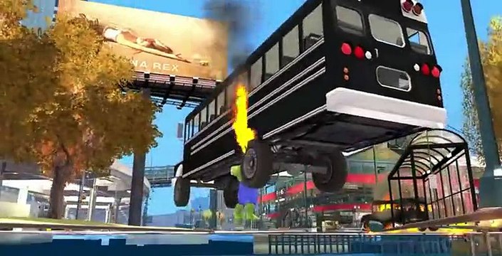 HULK playing with Lightning Cars Flash McQueen! Nursery Rhymes for Children with Cars Disney Pixar!