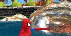 New Spider-Man having fun with his Lightning McQueen Cars SpiderMan Custom & Nursery Rhymes!