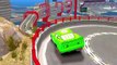 HULK vs RED HULK Epic Race with Lightning McQueen Disney Pixar Green Cars !