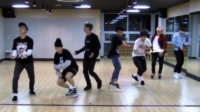 BTS 'I Need U' mirrored Dance Practice