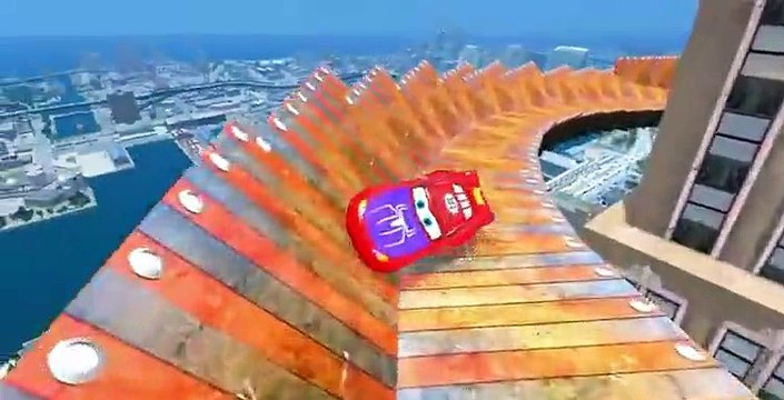 The Amazing Spider-Man w/ his Disney Lightning Flash McQueen Cars Spiderman and ABC Song