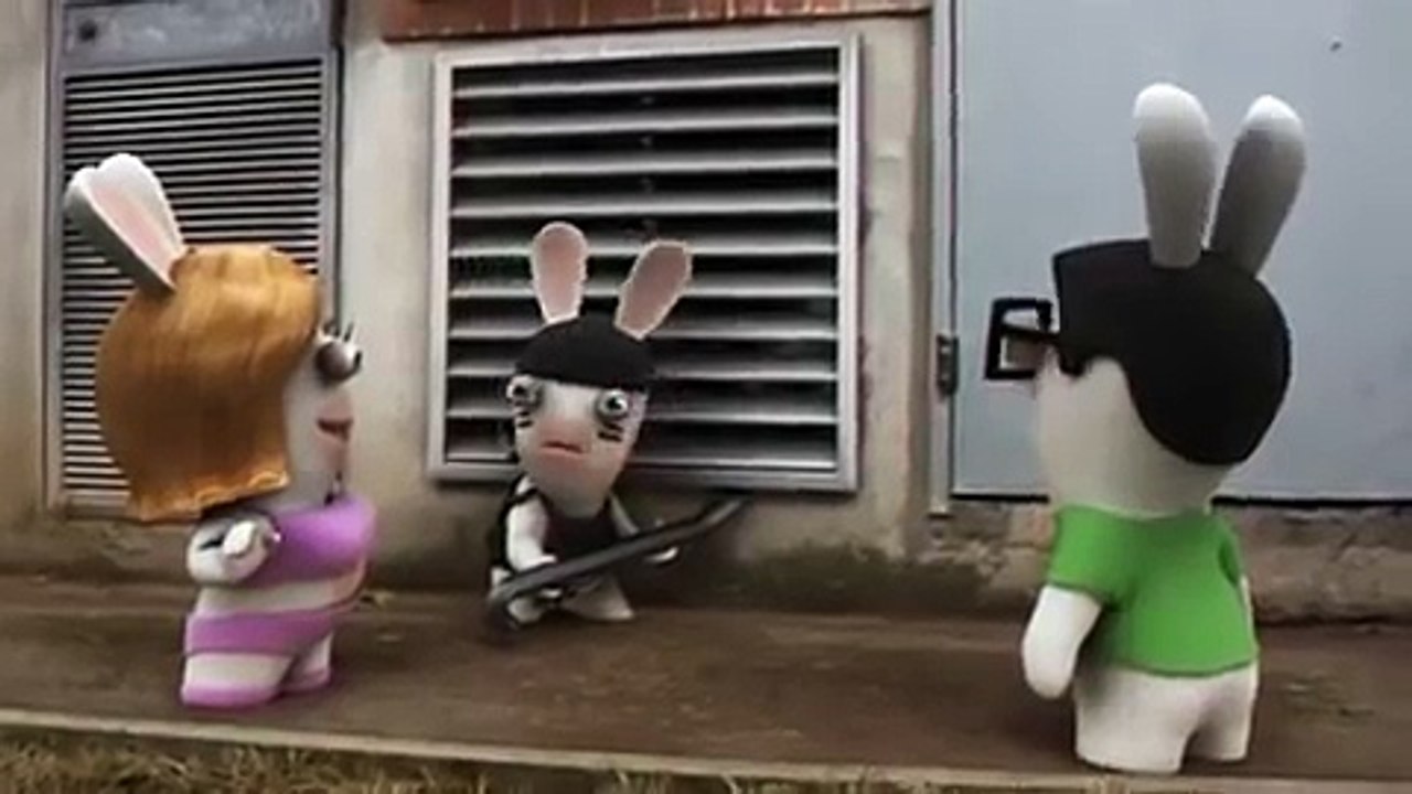 공수병에 걸린 토끼 - 게임스 컴 비디오 Rabbids 이동 홈