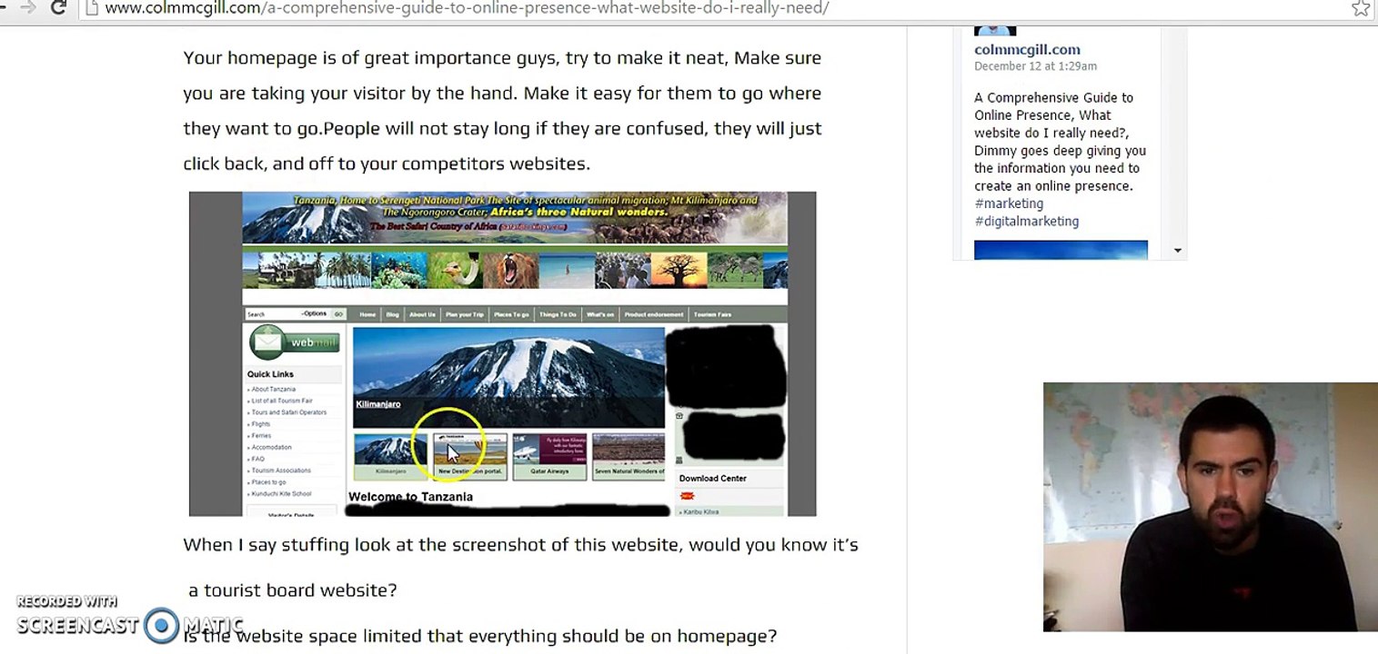 A Comprehensive Guide to an online presence | what does my website need?