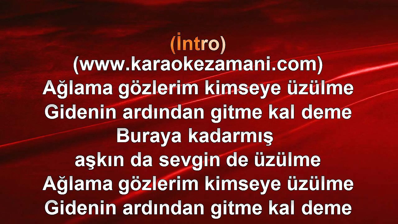 Vahdet Güney & Aktan - Ayrılık Acısı - 2011 TÜRKÇE KARAOKE