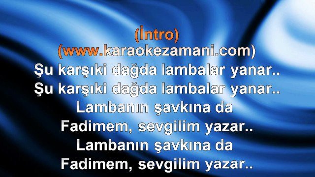 Volkan Konak - Ayletme Beni - 2012 TÜRKÇE KARAOKE