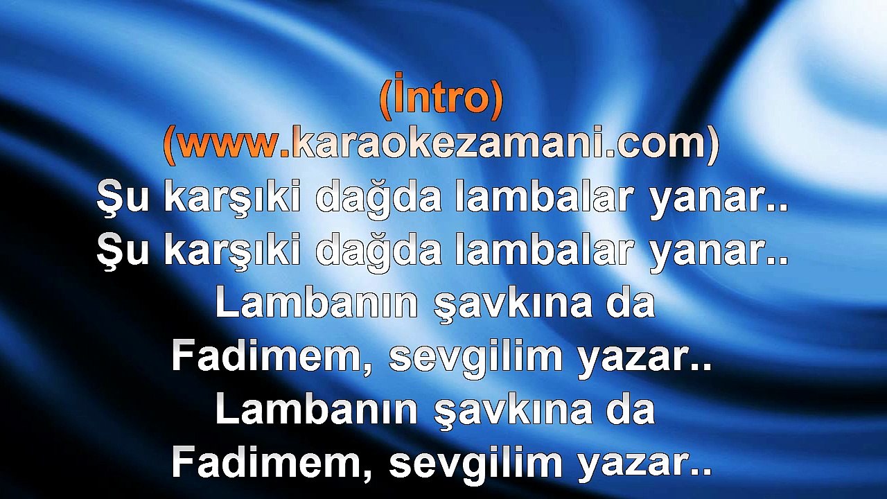 Volkan Konak - Ayletme Beni - 2012 TÜRKÇE KARAOKE