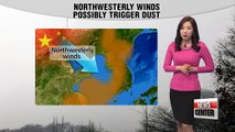 Brighter skies with cold winds tomorrow afternoon