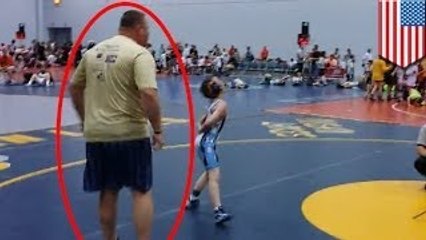 National Duals wrestler's angry father charges mat. Crazy sports dad or not