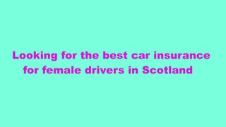 Cheap car insurance for ladies | Cheap car insurance for women