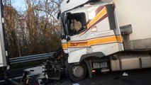 Accident sur la E19 Bruxelles-Paris à hauteur d'Hensies