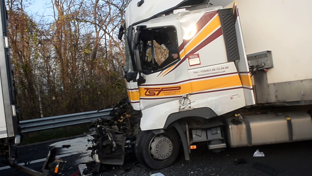 Accident sur la E19 Bruxelles-Paris à hauteur d'Hensies