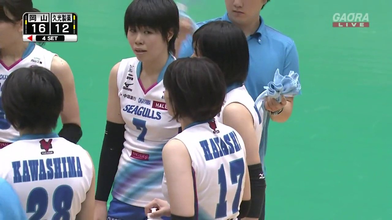 151212 久光 vs 岡山 第4セット　Hisamitsu vs Seagulls 4th set