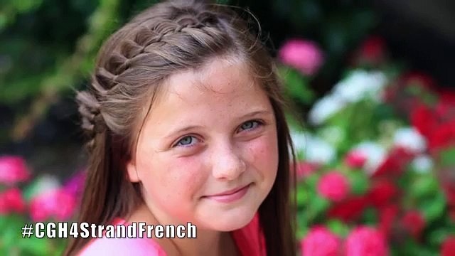 4-Strand French Braid Pinback Cute Girls Hairstyles