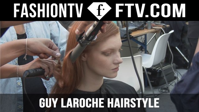 Hairstyle at Guy Laroche Spring 2016 Paris Fashion Week | PFW | FTV.com