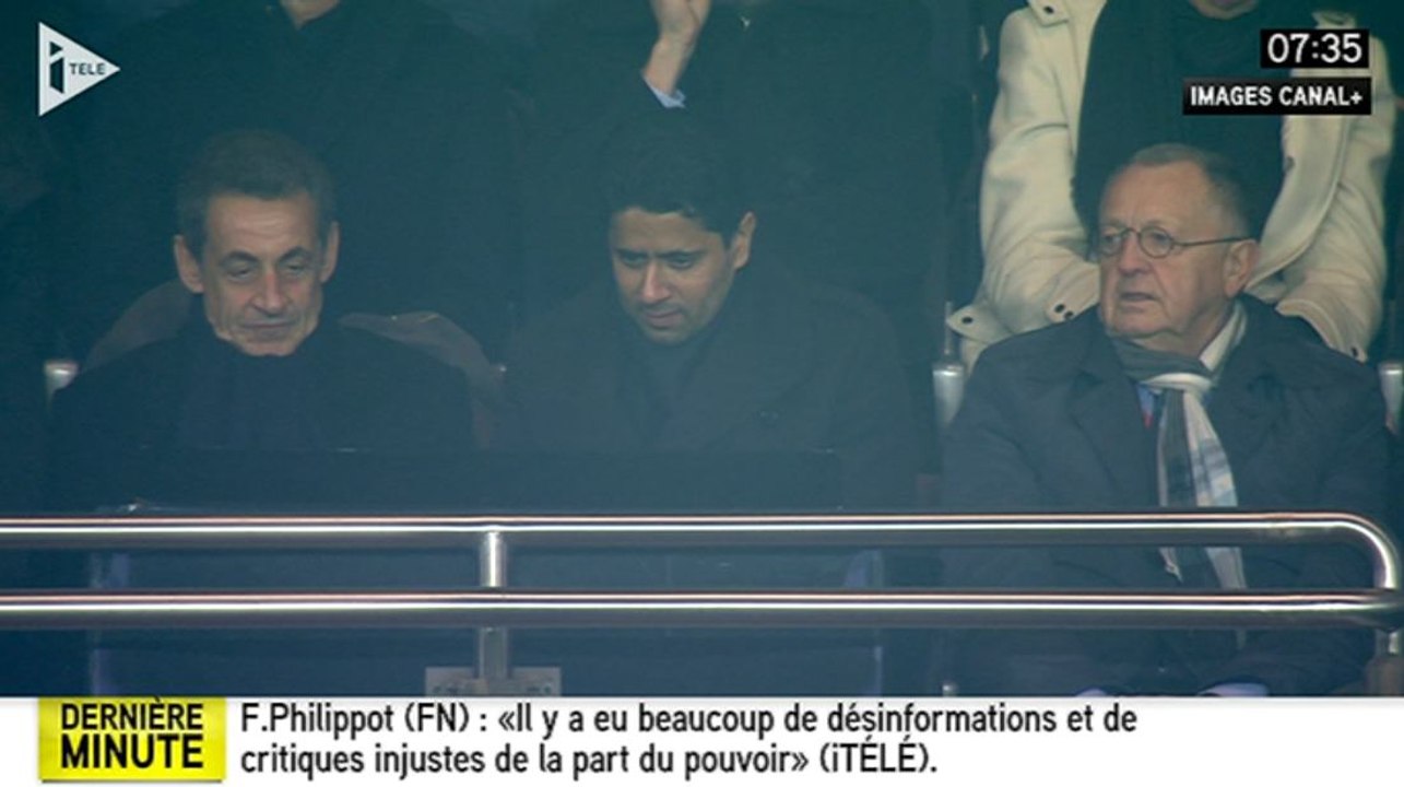 Quand Nicolas Sarkozy préfère le Parc des Princes aux Régionales - ZAPPING ACTU DU 14/12/2015