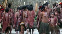 Dani women dancing in Baliem Valley - Papua province, island of New Guinea