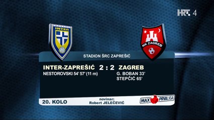 Inter-Zaprešić - Zagreb 2-2, sažetak, 11.12.2015. HD