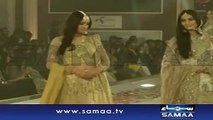 Pakistani Model Fell Down During Cat Walk in Lahore Fashion Show badly