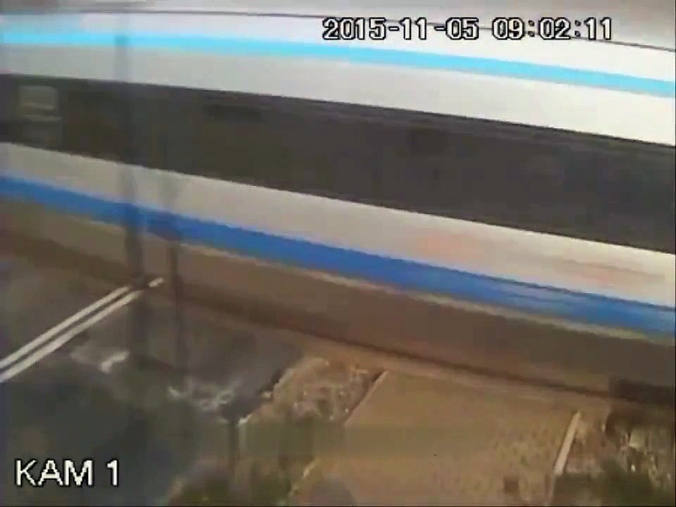 bicycle hit by train