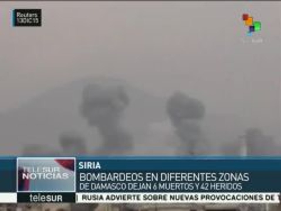 Yihadistas atacan Damasco y provocan 6 muertos y 42 heridos