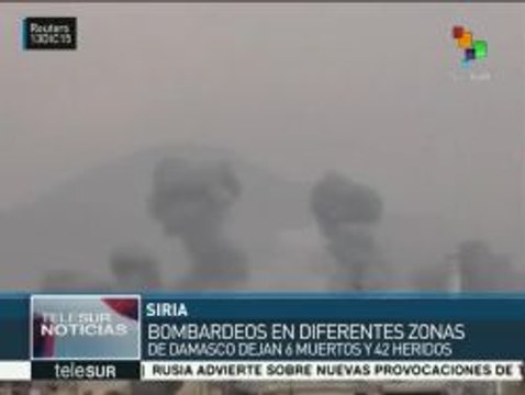 Yihadistas atacan Damasco y provocan 6 muertos y 42 heridos