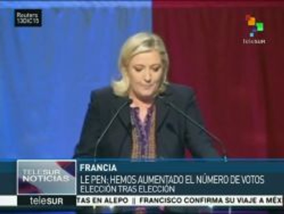 Le Pen: Ha habido un aumento inexorable del nacionalismo en Francia