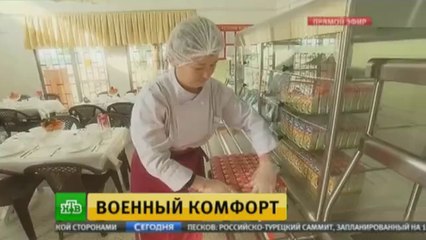 Российских летчиков на авиабазе в Сирии кормят витаминами и шоколадом .