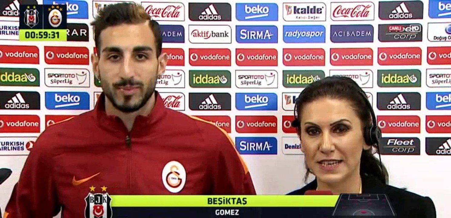 Beşiktaş-Galatasaray maçı öncesi Jose Rodriguez'in açıklamaları. (14 Aralık 2015)