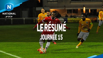 Championnat National : tous les buts de la 15e journée (2015-2016)