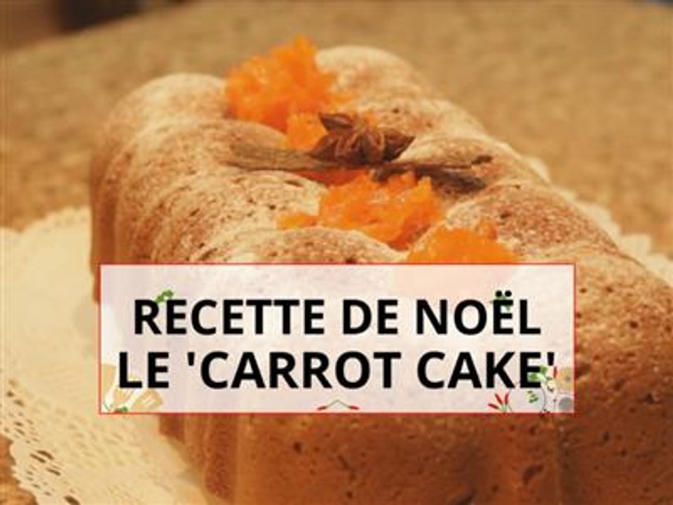 Cuisinez un 'carrot cake' pour Noël