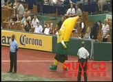Security guard out dances mascot
