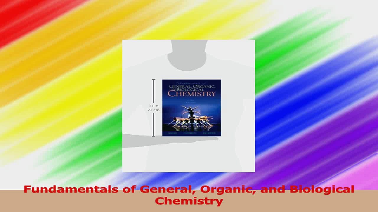 Fundamentals of General Organic and Biological Chemistry Read Online
