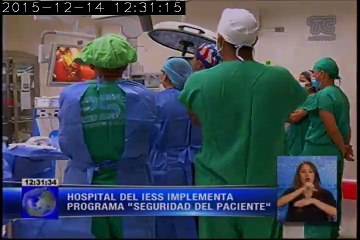 IESS implementa Programa "Seguridad del Paciente"