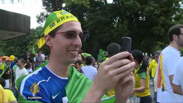 Brazilian protesters call for president's impeachment